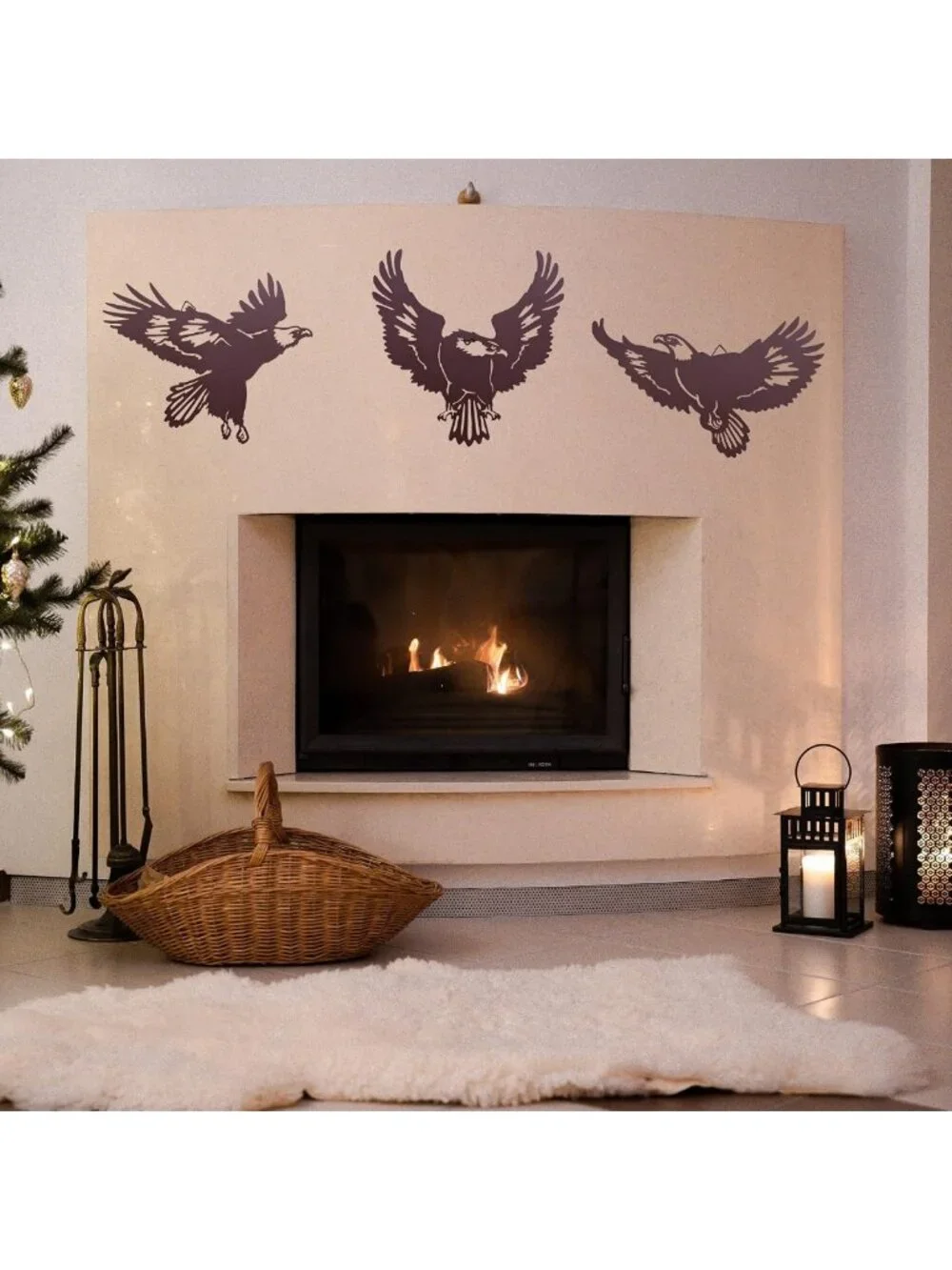 Metal Eagle Wall Art | Wildlife Decor for Living Room, Hallway & Courtyard - 11
